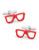 Cufflinks Inc. Cool Cut Red Shades Cufflinks - Red