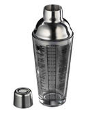 Sharper Image Glass Cocktail Shaker for the Best Bartender in Town - Assorted