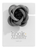 Hook + Albert Lapel Flower - Grey
