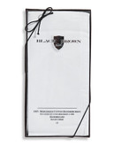 Black Brown 1826 13 Pack Handrolled Mercerized Cotton Handkerchiefs - White
