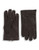 Calvin Klein 8.75 Inch Three Point Leather Gloves - Brown - Large