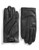 Black Brown 1826 Cashmere Lined Leather Gloves - Brown - Large