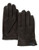 Calvin Klein Tabbed Leather Glove - Brown - X-Large