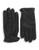 Black Brown 1826 10 Inch Cashmere Lined Leather Gloves - Black - Medium