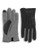 Polo Ralph Lauren 9 and a half Inch Mixed Media Touch Gloves - Black/Charcoal - X-Large