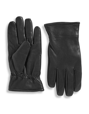 London Fog 9.5 Inch Deerskin Leather Gloves - Oxford - Medium