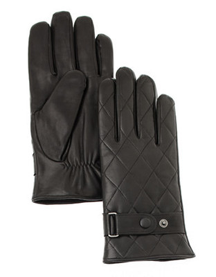 Perry Ellis Portfolio Gloves - Brown - Small