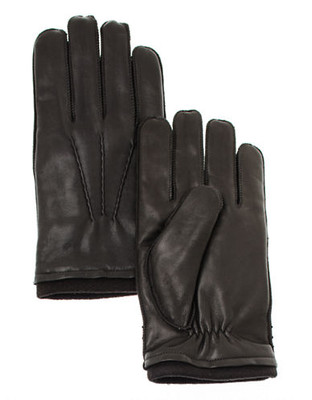 Perry Ellis Portfolio Gloves - Black - Large
