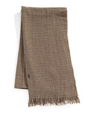 Polo Ralph Lauren Wool Patterned Scarf - Brown