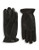 Isotoner 10 Inch Three Point Leather Gloves - Black - X-Large