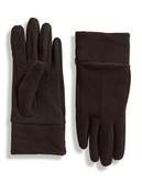 Isotoner smarTouch Fleece Gloves - Black - Medium