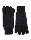 Tommy Hilfiger Birdseye Tech Gloves - Blue