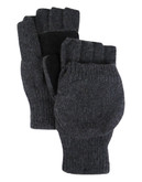 Black Brown 1826 Fits Gloves Flip Ragwool With Stripe - Grey
