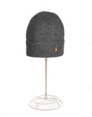 Polo Ralph Lauren Signature Merino Cuff Hat - Grey Heather