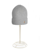 Polo Ralph Lauren Signature Merino Cuff Hat - Light Grey Heather