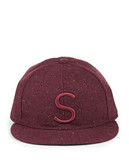 Saturdays Surf Rich Boucle Fitted Hat - Oxblood - Small/Medium