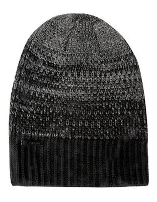 Calvin Klein Slouchy Ombre Knit Beanie - Black