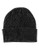 Calvin Klein Geometric Ribbed Knit Hat - Black