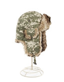 Crown Cap Nathaniel Cole Camouflage Aviator with Faux Fur - Camoflage - Large