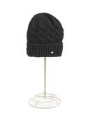 New Era Nash Cable Front Knit Hat - Black