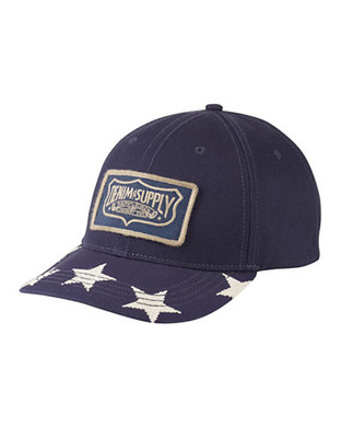 Denim & Supply Ralph Lauren Star Print Baseball Cap - Blue