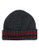 Black Brown 1826 Fits Cuff Hat Ragwool Stripe Cuff - Grey