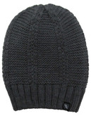 Brydon Cable Knit Slouchy Tuque - Grey