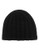 Black Brown 1826 Fits Acrylic Cap Hat Wide Rib Knit - Black