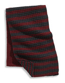 Tommy Hilfiger Waffle Knit Scarf - Red