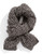 Black Brown 1826 Chunky Knit Tweed Scarf - Natural