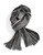 Black Brown 1826 Bold Striped Scarf - Grey