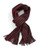 Black Brown 1826 Striped Scarf - Red