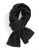Black Brown 1826 Cable Knit Scarf - Black