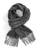 Black Brown 1826 Melange Blanket Scarf - Grey