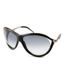 Roberto Cavalli Caph RC853S Sunglasses - Black