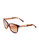 Burberry Square Wooden Hinge Sunglasses - Havana