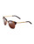 Burberry Square Semi Rimless Sunglasses - Dark Havana and Gold