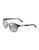 Versace Metal Front Sunglasses with Crystal Meander Accent - Black