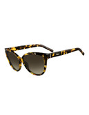 Chloé Caspia Butterfly Sunglasses - Vintage Tortoise