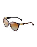 Dolce & Gabbana Cat Eye Sunglasses - Grey (Polarized)