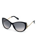 Roberto Cavalli Kandooma RC741S Sunglasses - Black