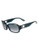 Ferragamo SF608S Rectangle Sunglasses - Black