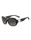 Ferragamo SF609S Square Sunglasses - Black