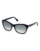 Roberto Cavalli Asdu RC730S Sunglasses - BLACK LEOPARD