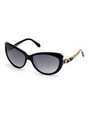 Roberto Cavalli Bandos RC731S Sunglasses - BLACK