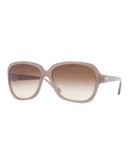 Versace Plastic Square Sunglasses - Opal