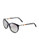 Burberry Round Signature Hinge Sunglasses - Black
