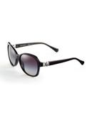 Dolce & Gabbana Plastic Square Sunglasses - Black