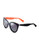 Dolce & Gabbana Plastic Round Sunglasses with Multi Coloured Trim - Black/Red (Polarized)
