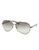 Tory Burch Classic Aviator Sunglasses - Grey Python
